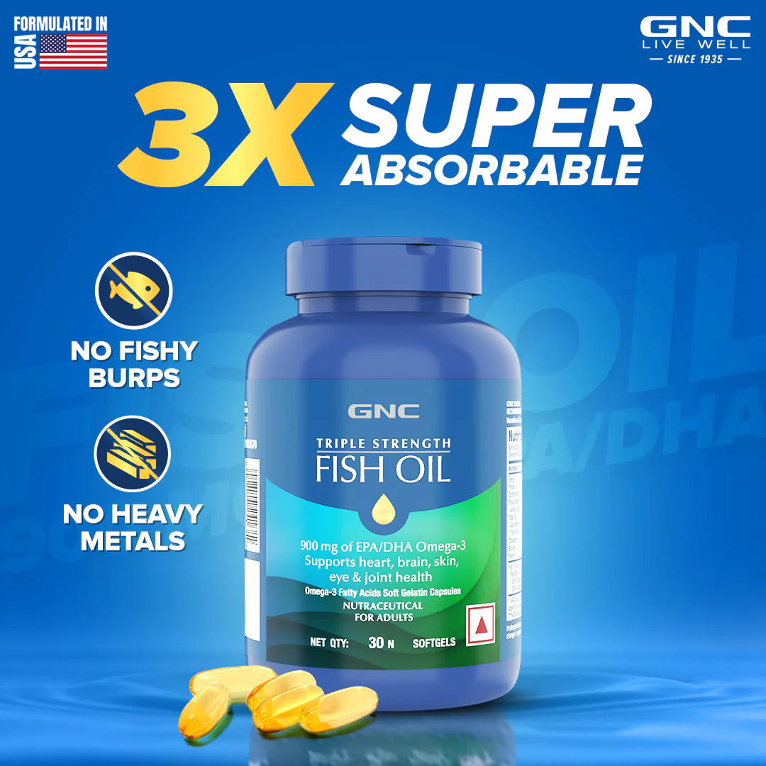 GNC Triple Strength Fish Oil - Image 9