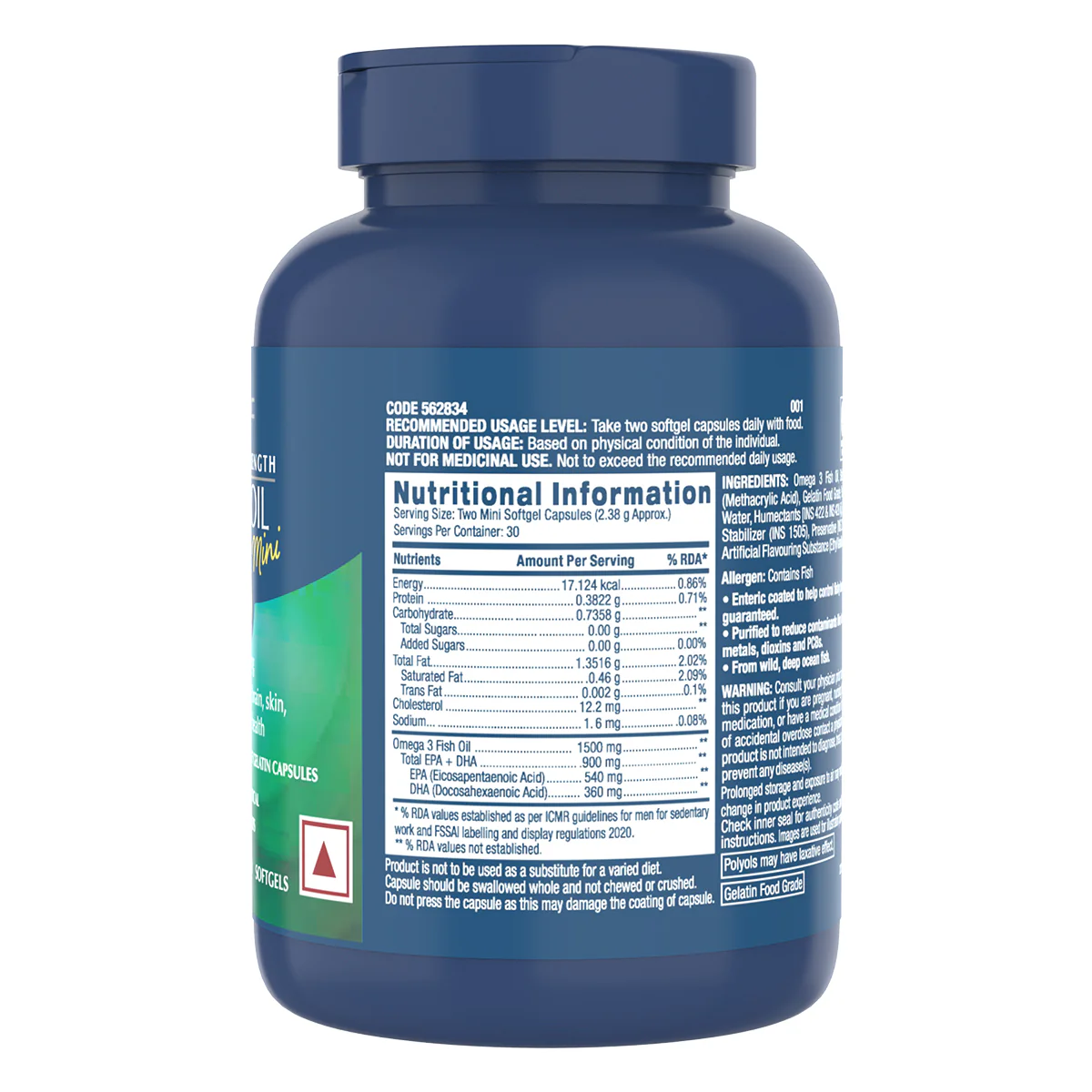 GNC Triple Strength Fish Oil Mini - Image 17