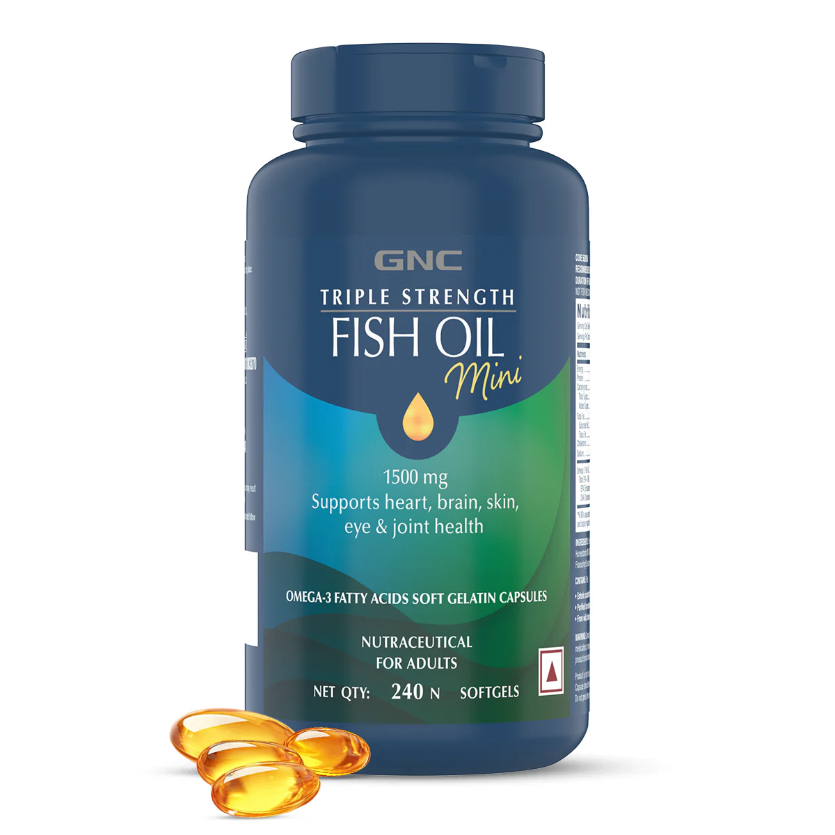 GNC Triple Strength Fish Oil Mini - Image 3