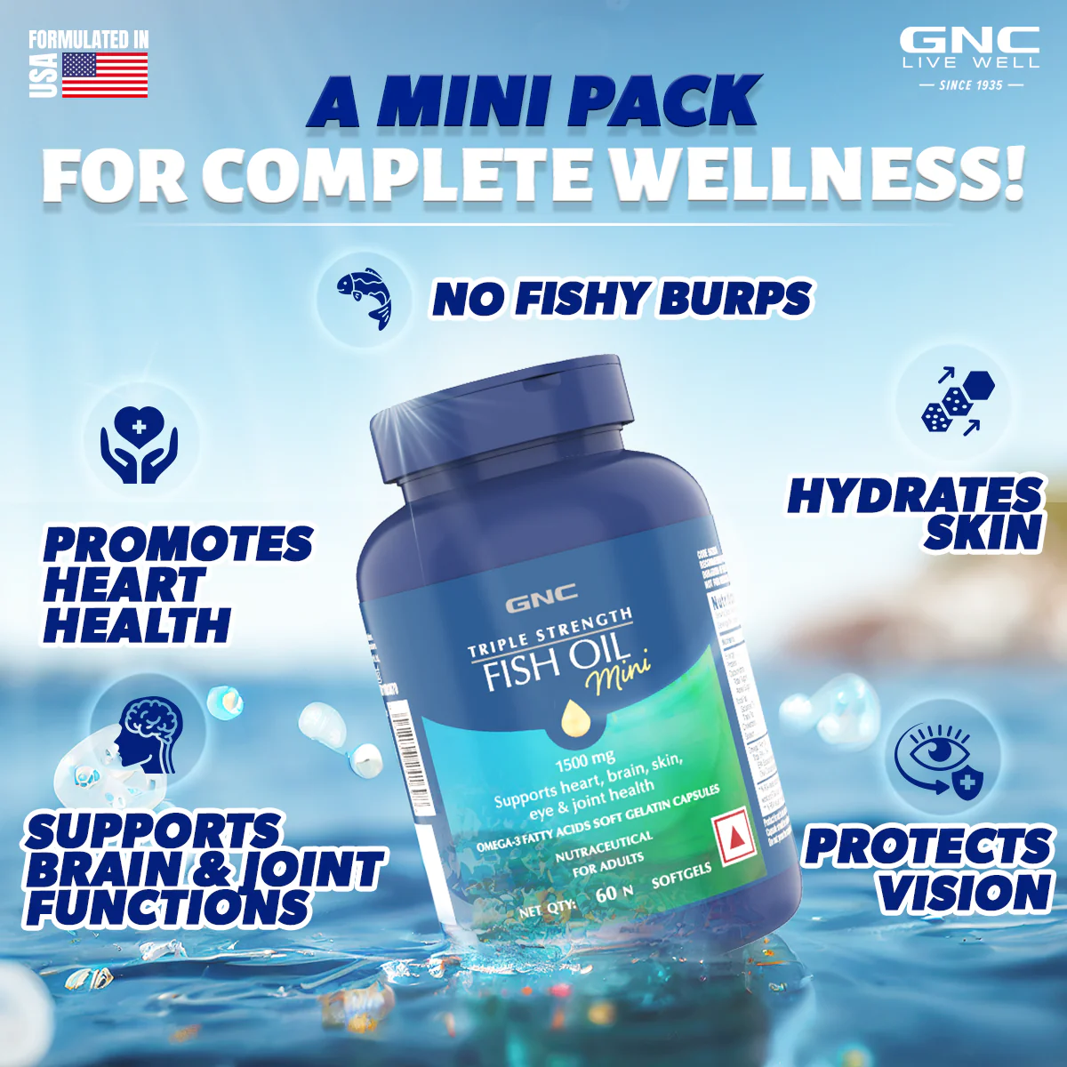 GNC Triple Strength Fish Oil Mini - Image 4