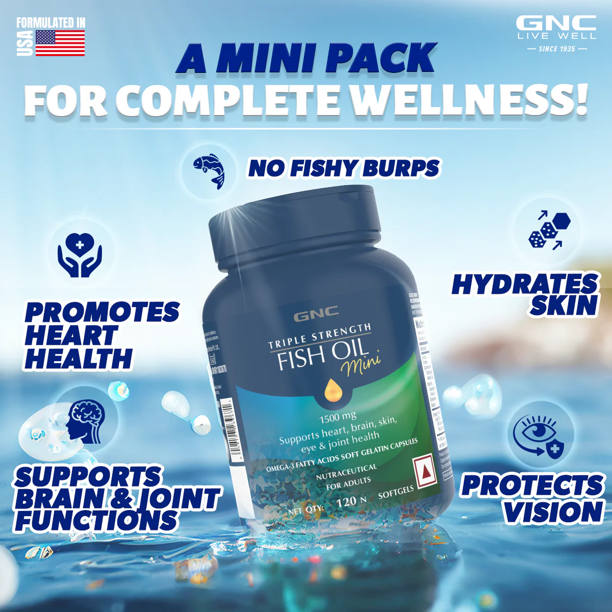 GNC Triple Strength Fish Oil Mini - Image 5