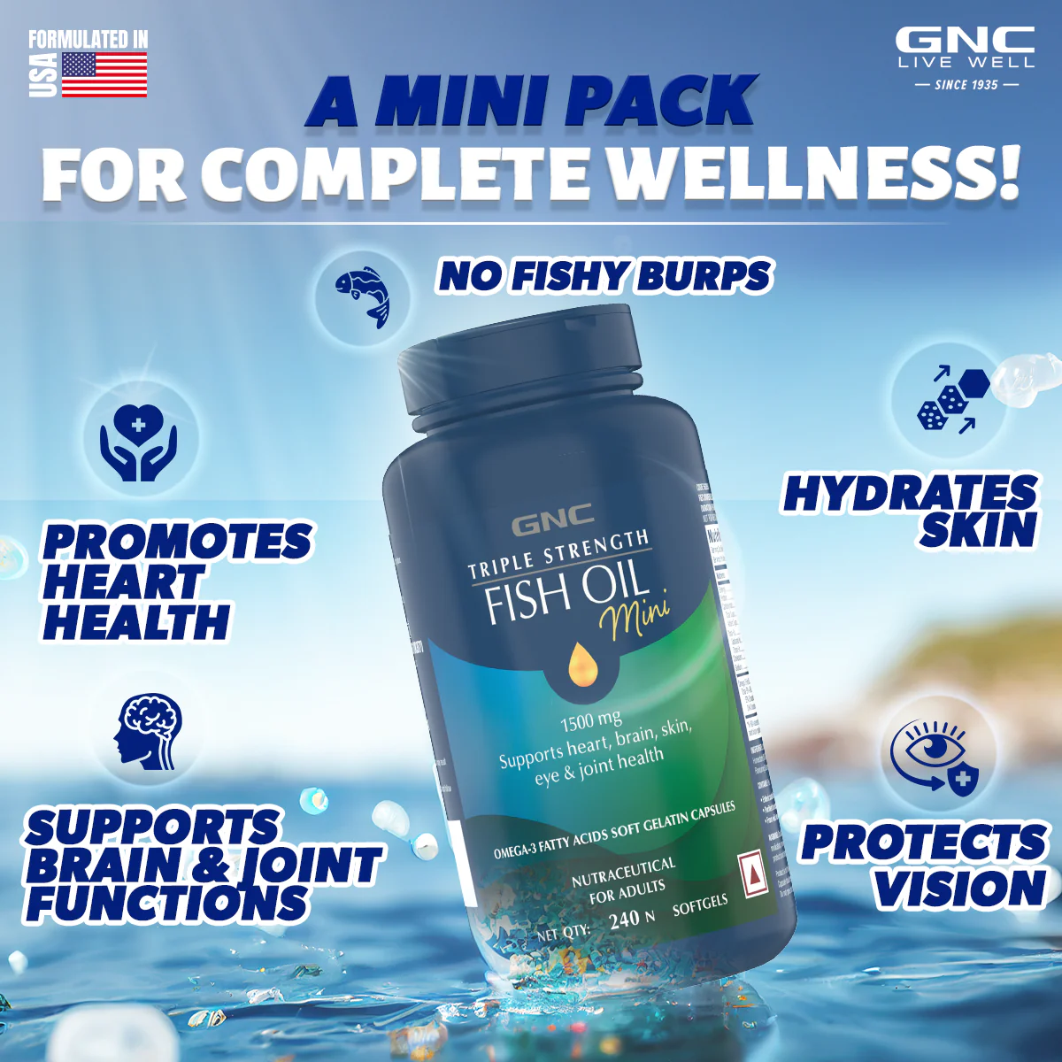 GNC Triple Strength Fish Oil Mini - Image 6