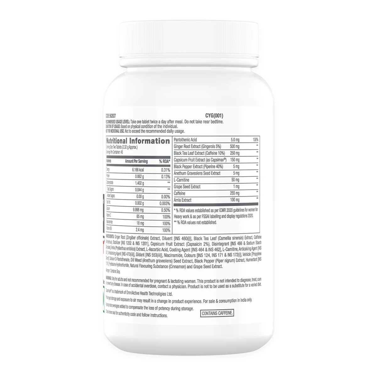 GNC Pro Performance Thermo Burst Plus - Image 3