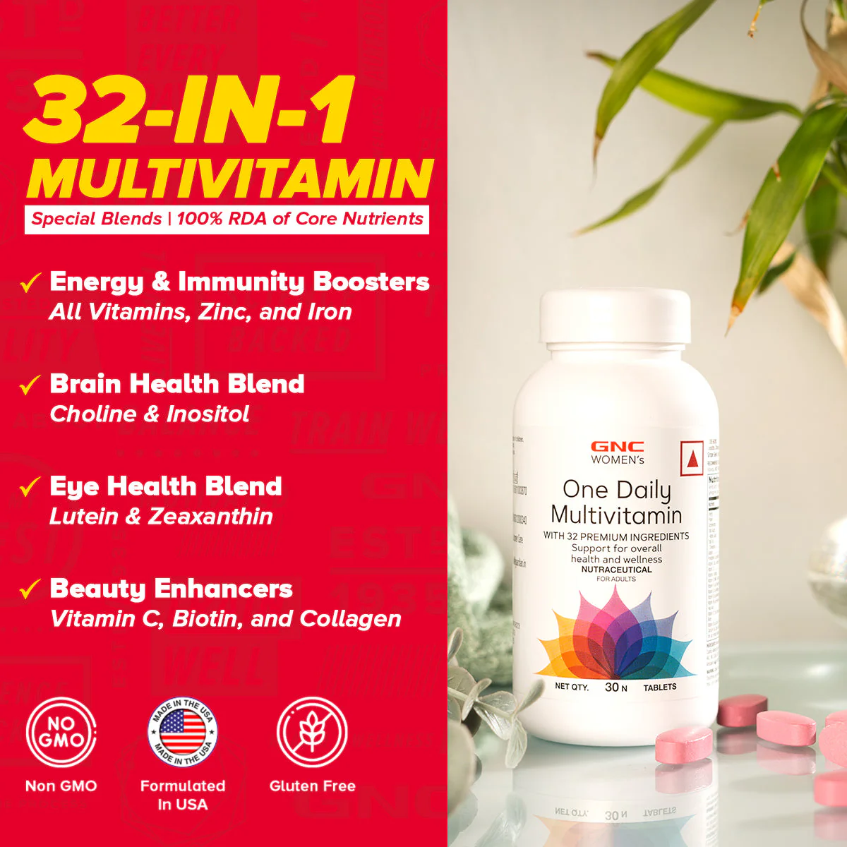 Womens One Daily Multivitamin - Clearance Sale| Expiry - 2026-01-31 - Image 2