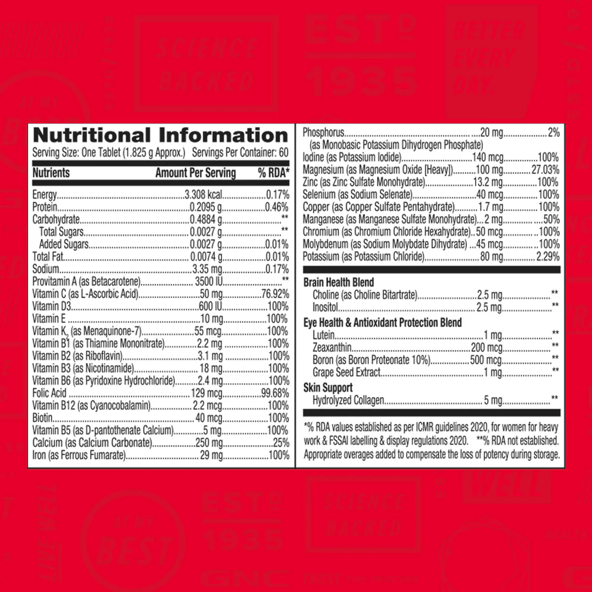 GNC Womens One Daily Multivitamin + Triple Strength Fish Oil - Image 16