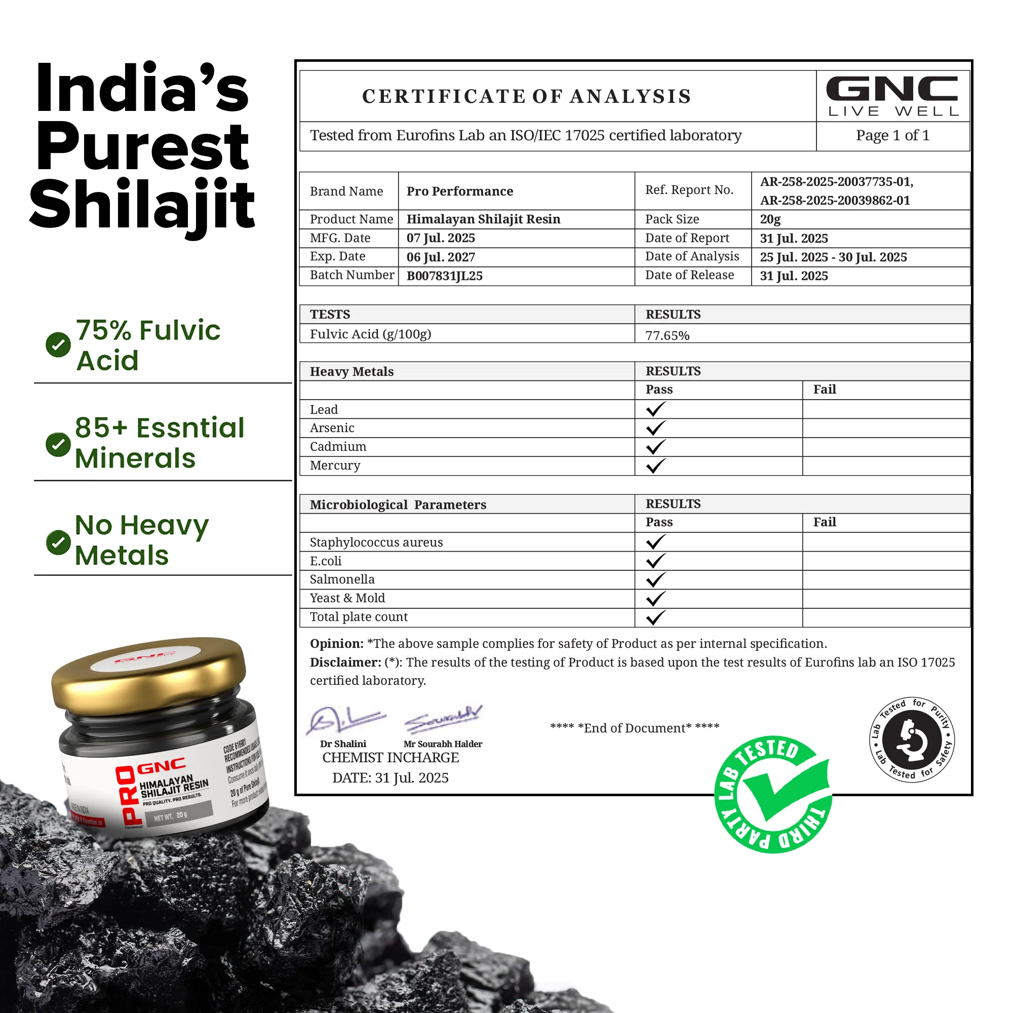 Pure Himalayan Shilajit Resin – More than 75% Fulvic Acid - Image 24