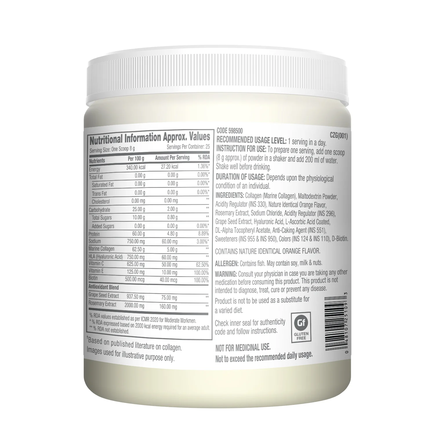GNC Marine Collagen Hydrolyzed Peptides - Image 16