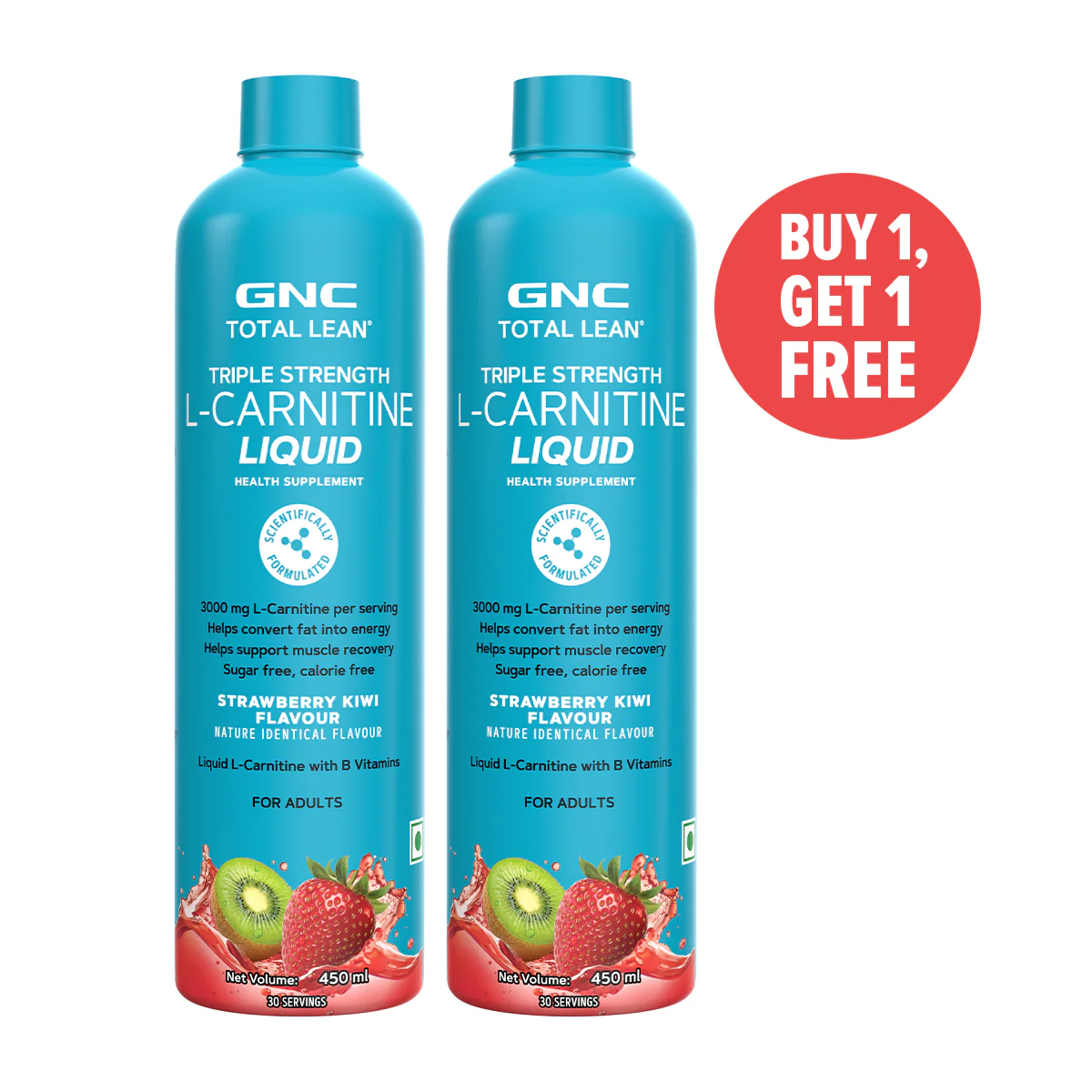 Triple Strength L-Carnitine Liquid 450 ml - Image 4